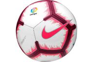 Piłka nożna Nike Pitch-FA18 LaLiga SC3318-100 biało-różowo-czerwona