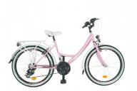 Rower R'land SANDRA CTB 24" różowo-biały